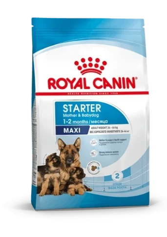 Royal Canin Maxi Starter сухой корм для щенков крупных пород в период отъема до 2 - месячного возраста, беременных и кормящих сук - 18 кг фото 1