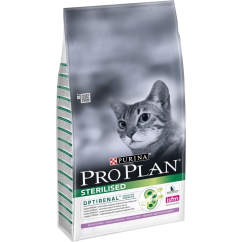 Pro Plan Cat Adult Sterilised сухой корм для стерилизованных кошек с индейкой - 10 кг фото 1