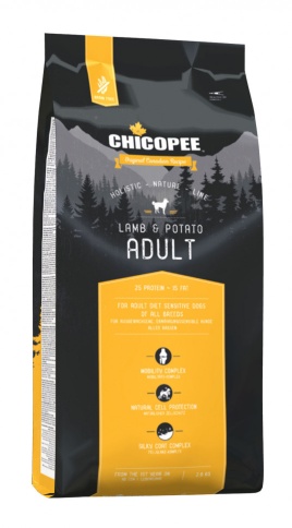 Chicopee HNL Adult Lamb & Potato корм для взрослых собак с ягненком и картофелем 2 кг фото 1