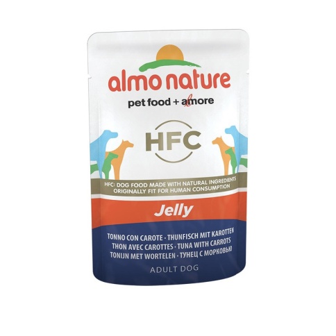 Almo Nature Classic Adult Dog Tuna & Carrots Jelly паучи для взрослых собак с тунцом и морковью в желе - 70 г фото 2