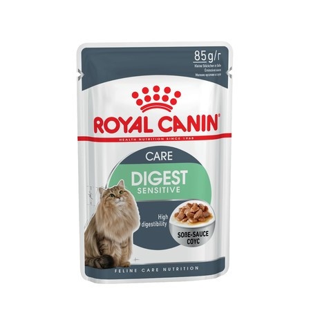 Royal Canin Digest Sensitive паучи для взрослых кошек (мелкие кусочки в соусе), 85 г фото 1