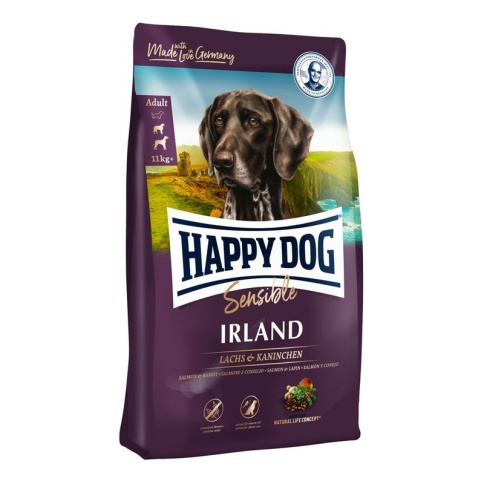 Сухой корм Happy Dog Supreme Sensible Irland для собак с мясом лосося и кролика - 12.5 кг фото 1