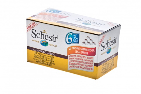 Schesir для кошек с цыпленком и рисом - 50 г фото 1