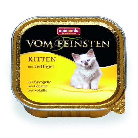 Animonda Консервы Vom Feinsten Kitten с домашней птицей для котят - 100 г фото 2