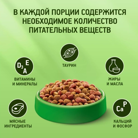 Сухой корм Kitekat Мясной пир для взрослых кошек, 15 кг фото 2