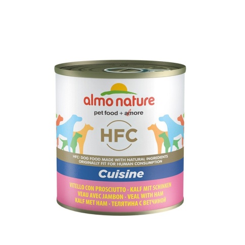 Almo Nature Classic Dog Veal & Ham консервы для собак с телятиной и ветчиной в собственном бульоне - 290 г фото 2