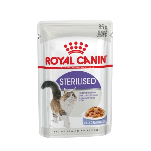 Royal Canin Sterilised паучи для стерилизованных кошек в желе 85 г фото 2