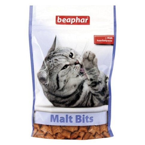 Beaphar Malt-Bits Подушечки с мальт-пастой для выведения шерсти из желудка 35г 1 шт фото 2