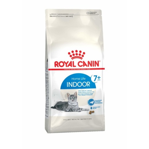 Royal Canin Feline Indoor 7+ сухой корм для пожилых кошек с 7 до 12 лет, постоянно проживающим в помещении - 400 гр фото 2