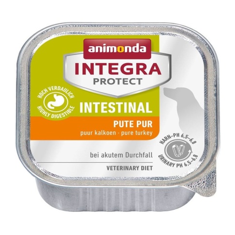 Animonda Integra Protect Intestinal влажный корм для взрослых собак при нарушениях пищеварения с индейкой в консервах - 150 г фото 1