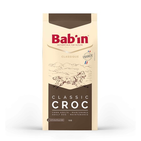 Babin Classique Classic Croc сухой корм для собак всех пород умеренной активности на основе курицы и утки - 20 кг фото 1