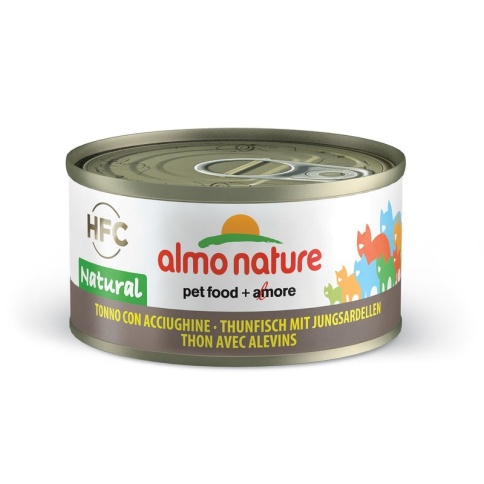 Almo Nature Legend Adult Cat Tuna&White Bait консервы с тунцом и мальками в бульоне для взрослых кошек - 70 г фото 2