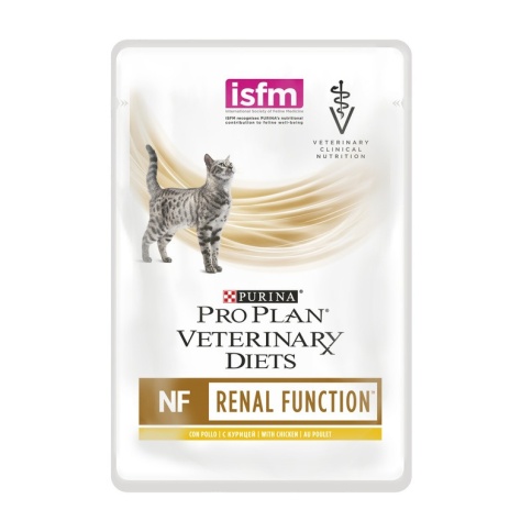 Влажный корм Purina Pro Plan Veterinary Diets NF Renal Function для взрослых кошек при заболеваниях почек с курицей - 85 г фото 1
