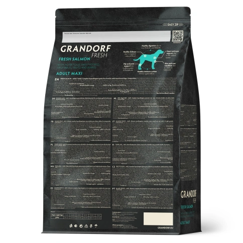 Сухой корм Grandorf Fresh Dog для взрослых собак крупных пород лосось с бататом 3 кг фото 2