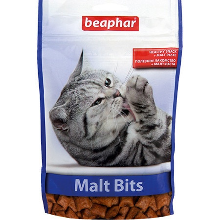 Подушечки Beaphar Malt-Bits с мальт-пастой - 150 г фото 1