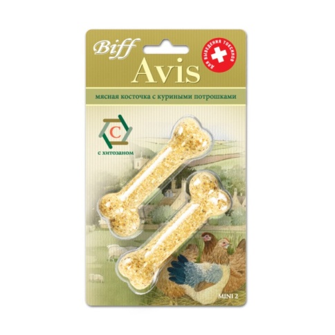 Titbit косточка Avis с куриными потрошками mini 2 фото 2