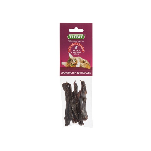 TiTBiT филе говяжье для кошек в мягкой упаковке фото 1