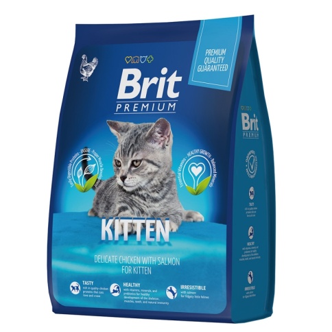Brit Premium Cat Kitten (Cухой корм для котят с курицей) 8 кг фото 1