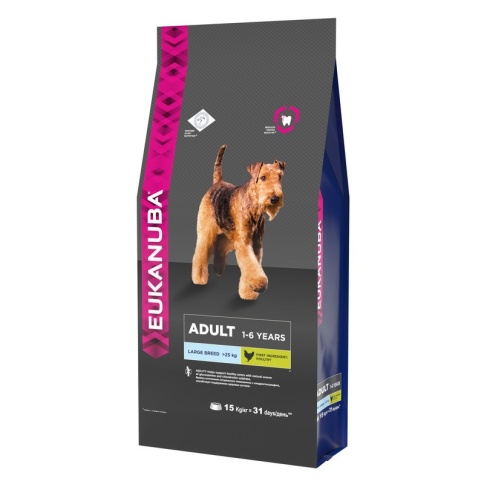 Eukanuba Adult Large Breed для собак крупных пород с курицей - 15 кг фото 2