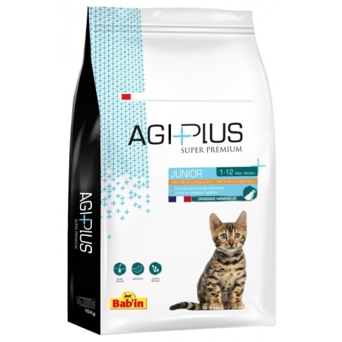 Babin Agi Plus junior poulet сухой корм для котят с курицей 2 кг фото 1