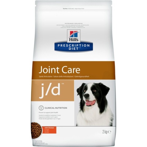 Hill's Prescription Diet j/d Joint Care корм для собак диета для поддержания здоровья суставов с курицей 2 кг фото 2