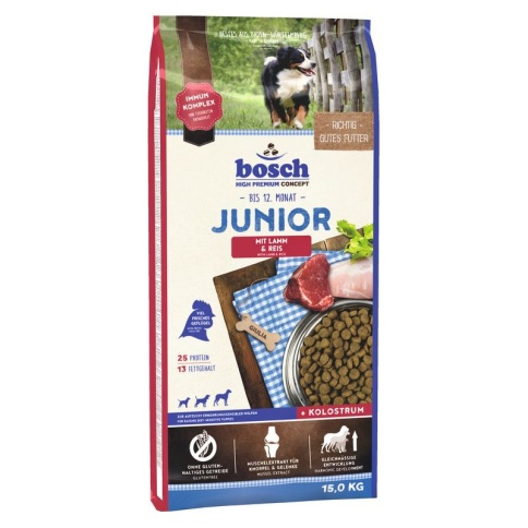 Bosch (15 кг) Junior Lamb & Rice фото 1