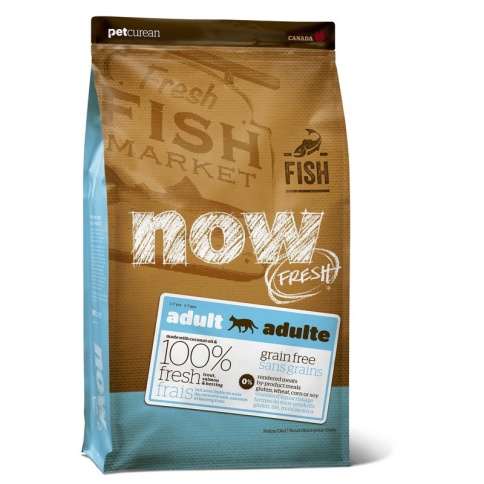 NOW Fresh Grain Free CF сухой беззерновой корм для взрослых кошек с чувствительным пищеварением с форелью и лососем - 1,82 кг фото 2