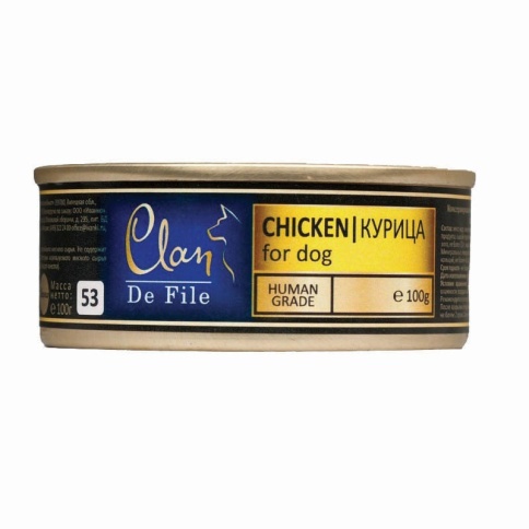 Консервы Clan De File для собак с курицей - 100 г фото 2