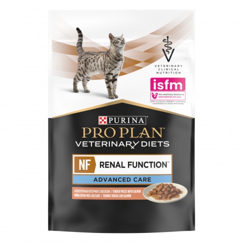 Влажный корм Purina Pro Plan Veterinary Diets NF Renal Function для взрослых кошек при заболеваниях почек….Поздняя стадия с лососем - 85 г фото 1