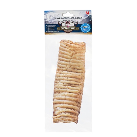 Лакомство Погрызухин для собак трахея северного оленя M фото 1