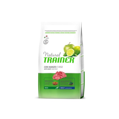 Trainer Natural Maxi Adult для взрослых собак крупных пород с говядиной и рисом - 12 кг фото 2