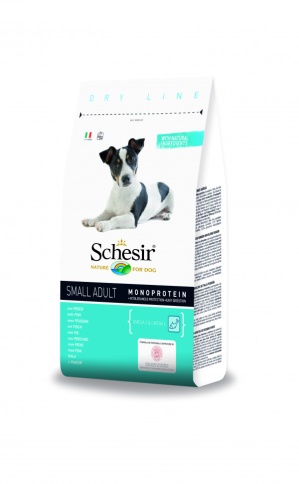 SCHESIR Adult Small для взрослых собак мелких пород с рыбой гипоалергенный - 2 кг фото 1