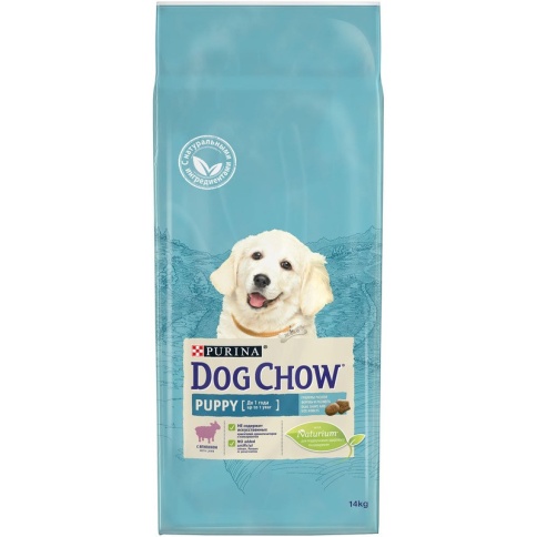 Purina Dog Chow Puppy для щенков до 1 года с ягненком - 14 кг фото 2