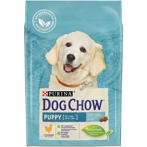 Purina Dog Chow Puppy сухой корм для щенков всех пород с курицей - 2,5 кг фото 2