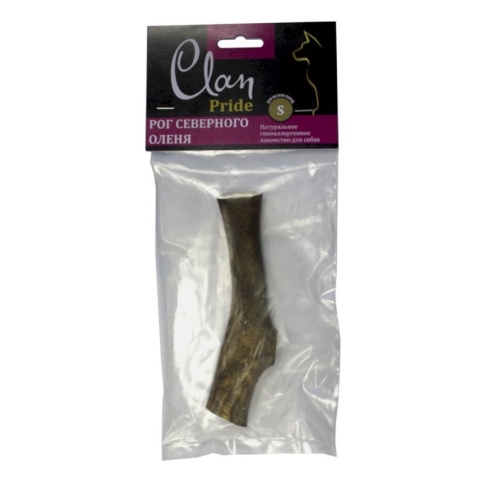 Clan Pride лакомство для собак, рог северного оленя, размер S фото 1