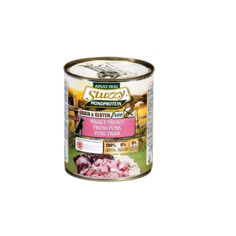 Stuzzy Monoprotein влажный корм для собак со свининой в консервах - 800 г фото 1