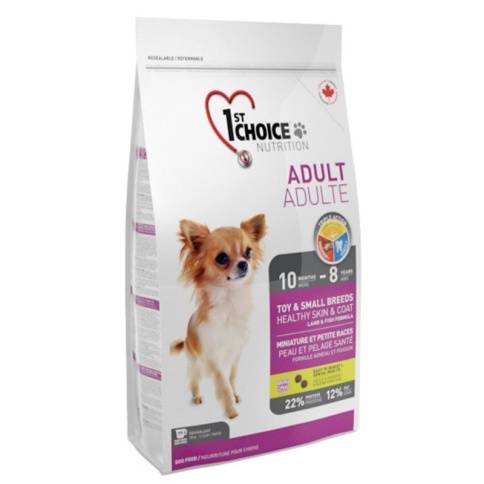 1st Choice для декоративных собак с ягненком, рыбой и рисом - 7 кг фото 2