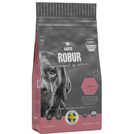 Bozita Robur Light сухой корм для собак, склонных к избыточному весу, с курицей и рисом - 12 кг фото 1