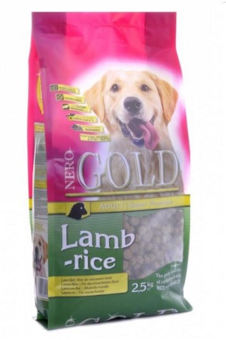 Корм для взрослых собак Nero gold adult lamb and rice 23/10 с ягненком и рисом - 18 кг фото 1