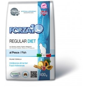 Forza10 Diet для взрослых кошек из океанической рыбы, при аллергии и повышенной чувствительности к животным белкам - 400 гр фото 1