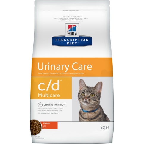Hill's Prescription Diet (5 кг) C/D Multicare Feline Chicken dry фото 2