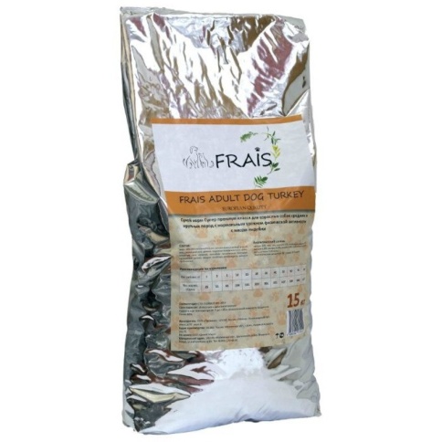 Сухой корм Frais Adult Dog для взрослых собак с индейкой - 15 кг фото 1