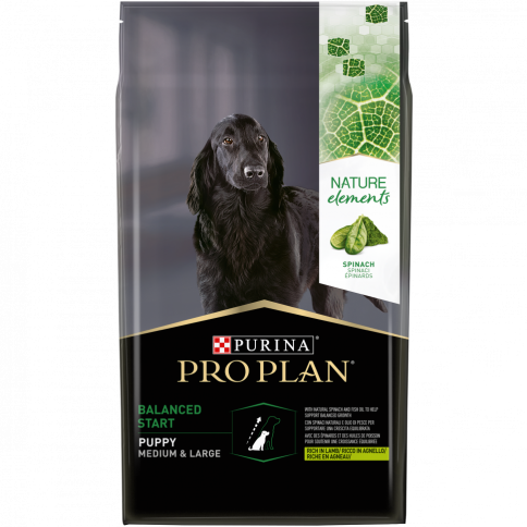 Сухой корм Pro Plan® Nature Elements для щенков средних и крупных пород, с высоким содержанием ягненка, Пакет, 2 кг фото 1
