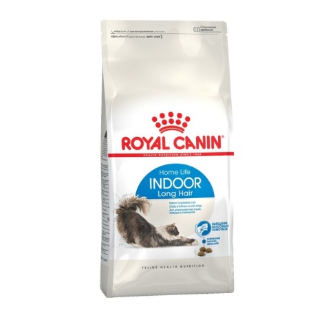 Royal Canin Indoor Long Hair сухой корм для домашних длинношерстных кошек - 10 кг фото 2