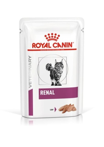Royal Canin Renal Feline паучи диетический для взрослых кошек для поддержания функции почек, паштет - 85 г фото 1