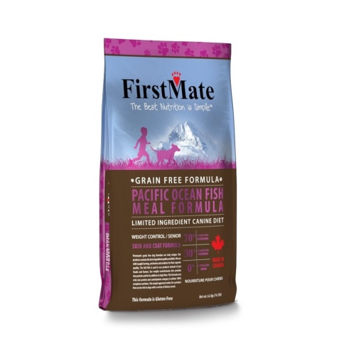 FirstMate Pacific Ocean Fish Meal Weight Control сухой беззерновой низкокалорийный корм для пожилых собак и собак, склонных к ожирению - 6,6 кг фото 1