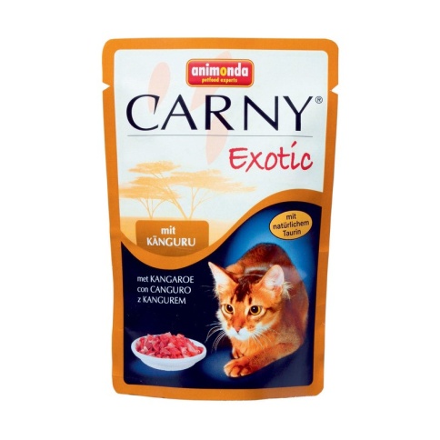 Animonda Паучи Carny Exotic с мясом кенгуру для кошек Цена за упаковку 85 г фото 2