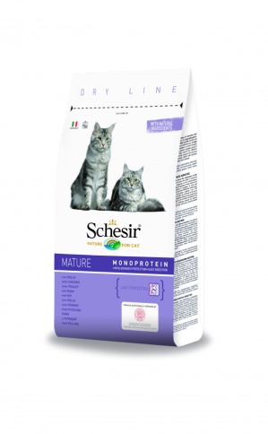 SCHESIR Mature для пожилых кошек с курицей - 1.5 кг фото 1