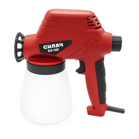 Краскопульт электрический СИЛАЧ КЭ-140 (280мл/мин, 140Вт, 0,8л) (5/100) фото 1