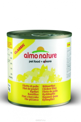 Almo Nature Classic Adult Cat Chicken Fillet - 280 г фото 1